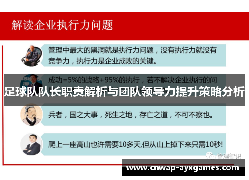 足球队队长职责解析与团队领导力提升策略分析 足球队队长职责解析与团队领导力提升策略分析